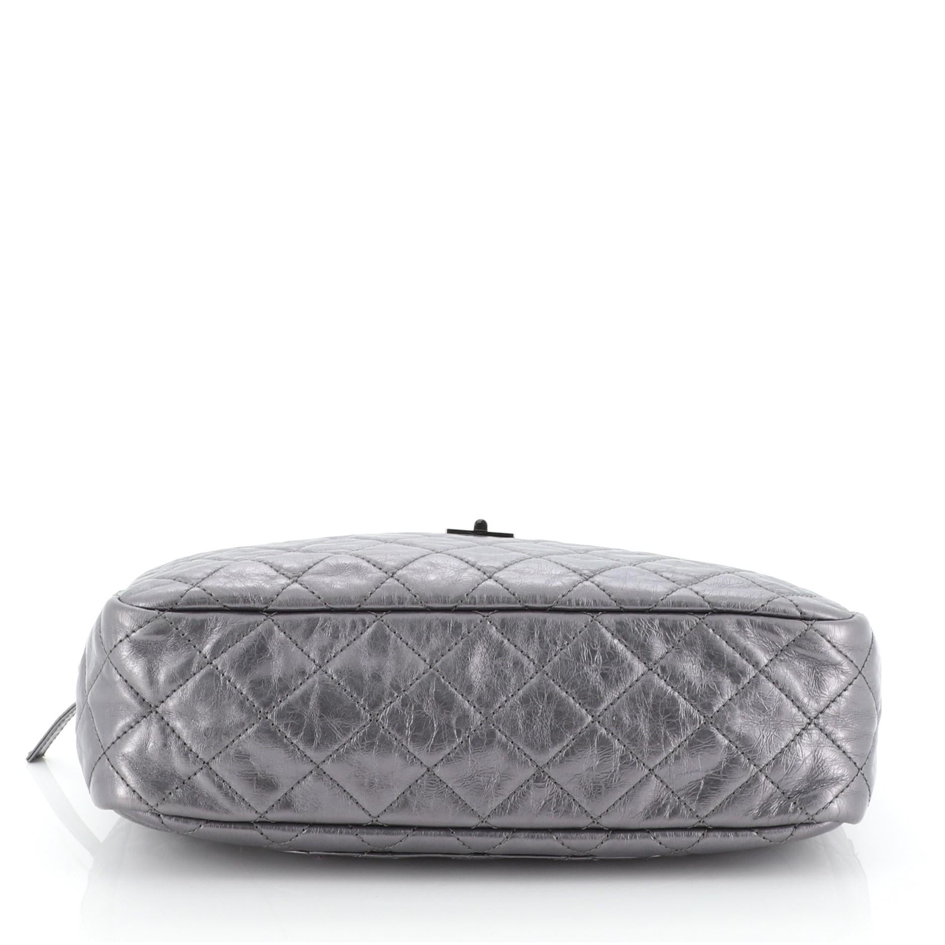 Chanel Reissue Camera Bag Quilted Aged Calfskin Medium In Good Condition In NY, NY