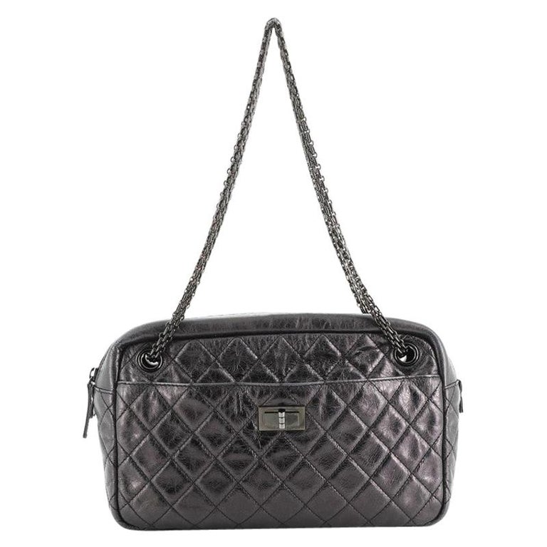 Chanel Reissue Camera Bag Quilted Aged Calfskin Medium at 1stDibs