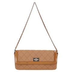 Chanel Reissue East West Jersey & Patent Leather Shoulder Bag