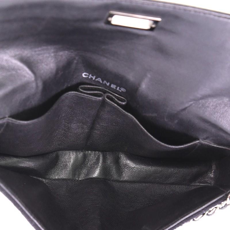 Chanel Reissue Flap Bag Quilted Jersey with Patent East West 4