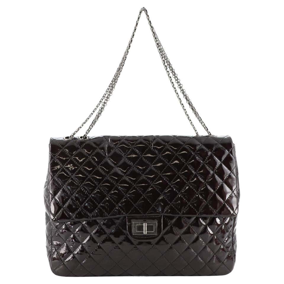 Shiny Sequins Patent Leather Handbag - Elegant Chain Hobo Purse With Adjustable Strap, Multiple Carrying Styles