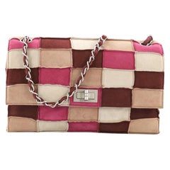 Chanel Reissue Flap Bag Suede Patchwork Medium