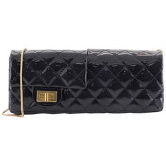 Chanel Reissue Reversible Clutch Quilted Patent