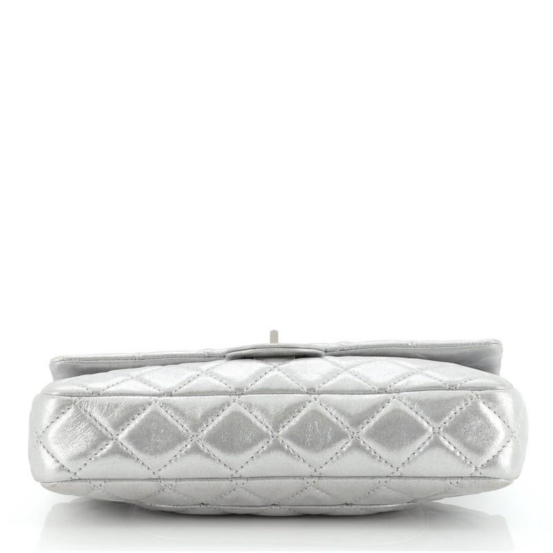 Chanel Reissue Roll Clutch Quilted Iridescent Calfskin Medium In Good Condition In NY, NY