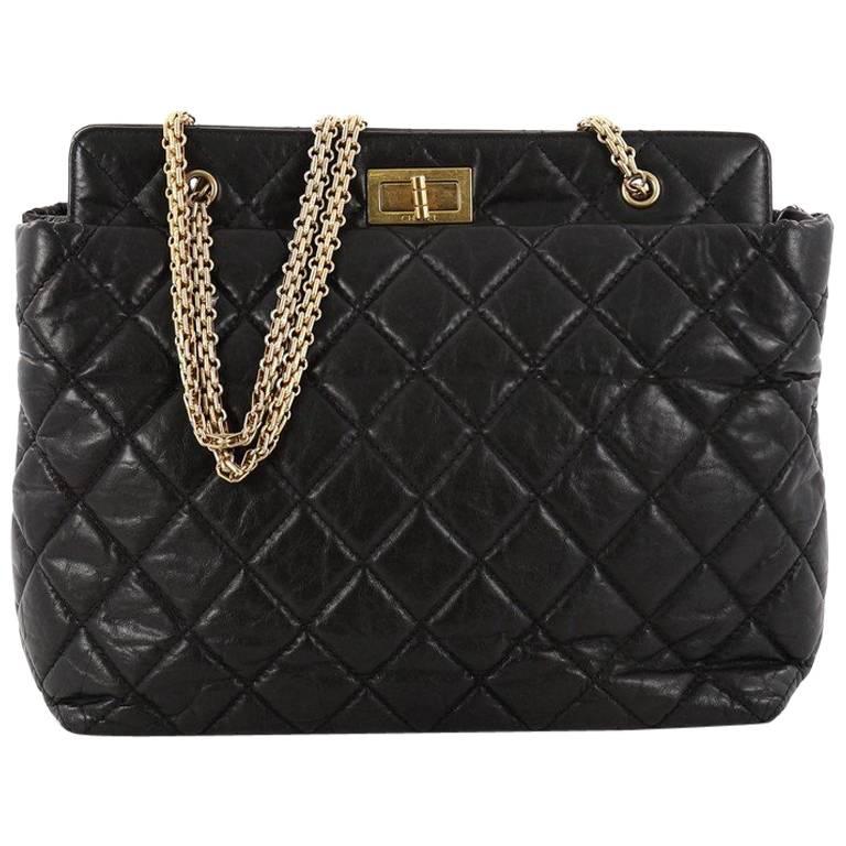 Chanel Reissue Tote Quilted Aged Calfskin Large