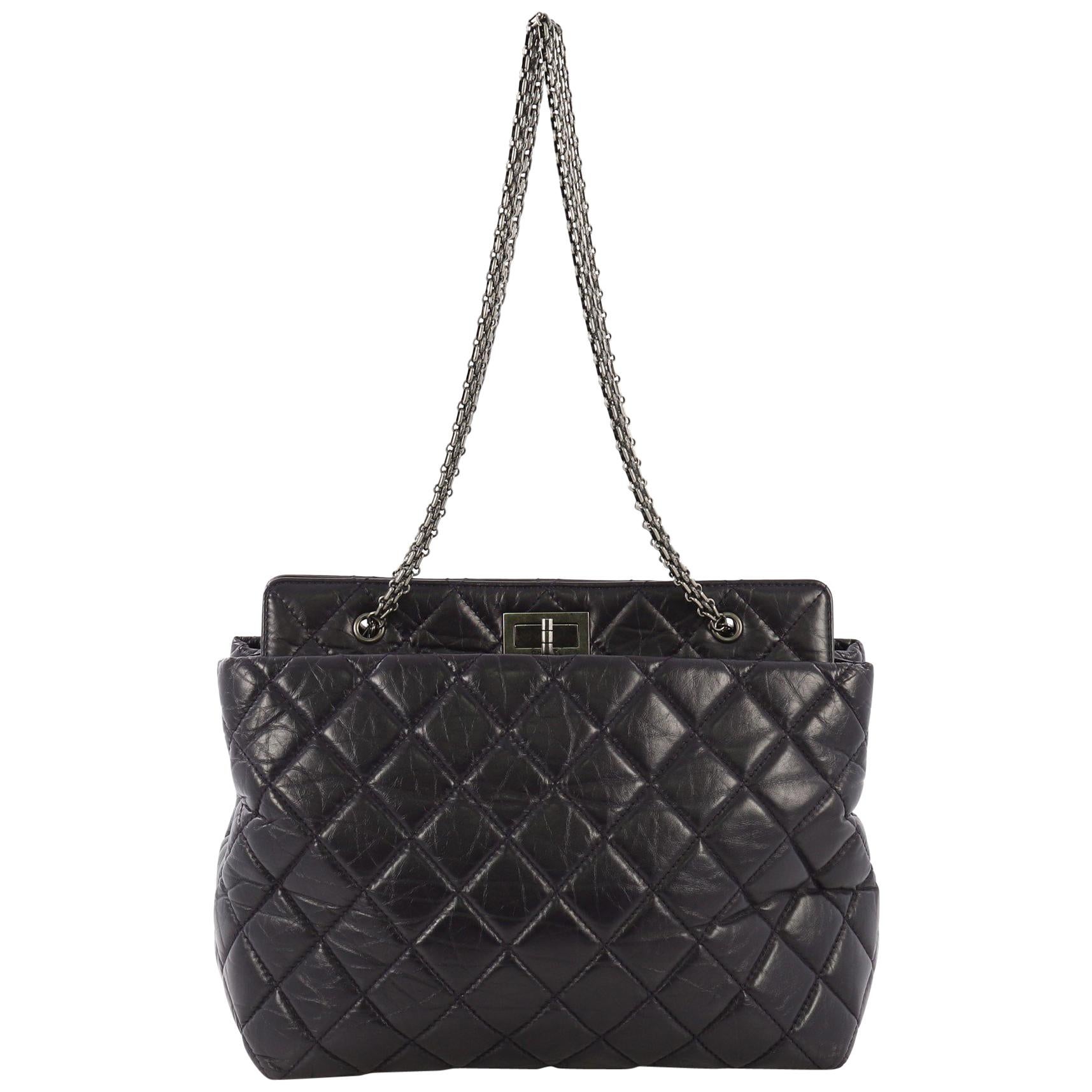 Chanel Reissue Tote Quilted Aged Calfskin Large