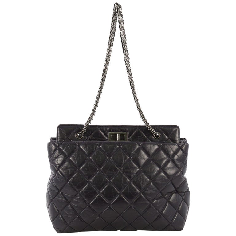 Chanel Reissue Tote Quilted Aged Calfskin Large at 1stDibs