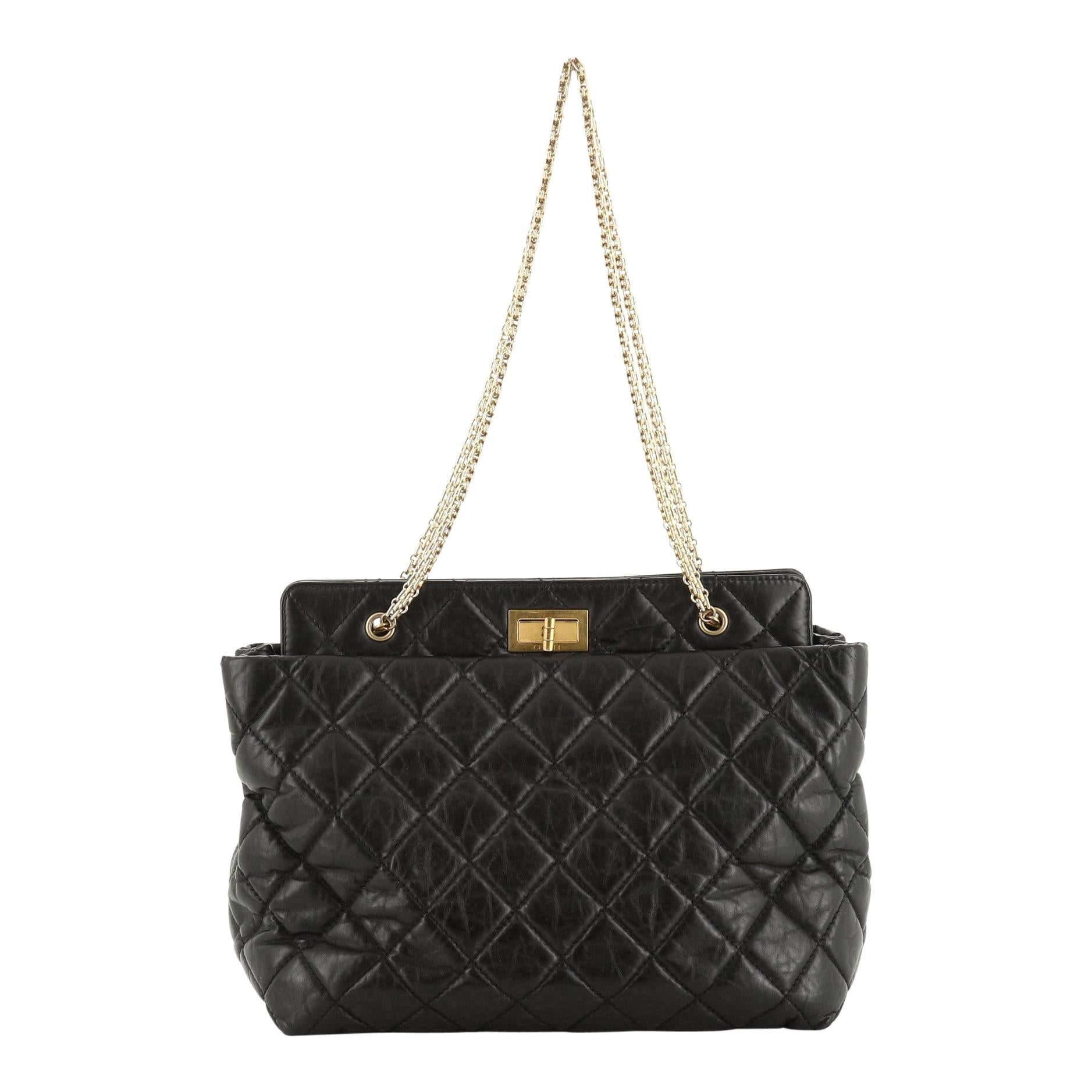 Chanel Reissue Tote Quilted Aged Calfskin Medium,