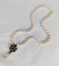 Chanel Renaissance Revival Pearl Pendant, Maison Gripoix