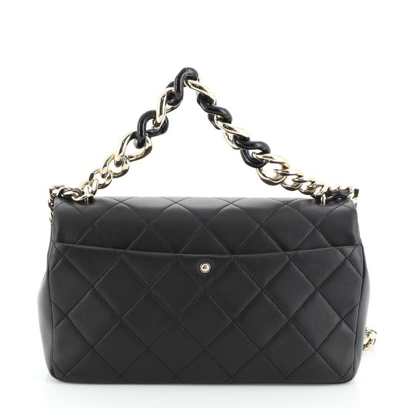 chanel elegant chain flap bag