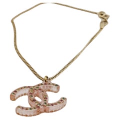 Chanel Resin Logo Bracelet - '10s