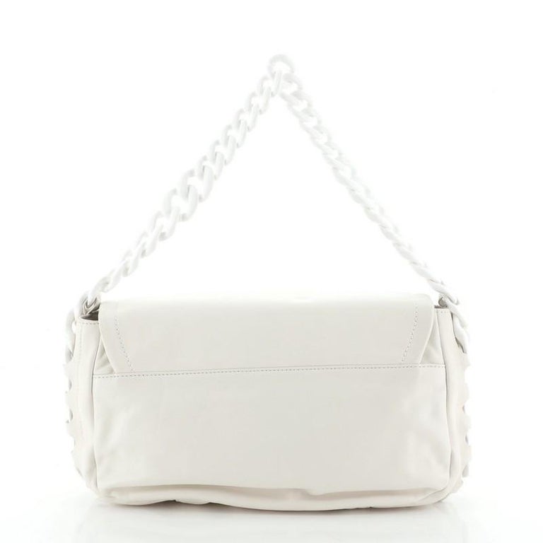 Chanel Resin Modern Chain Flap Bag Lambskin Medium at 1stDibs