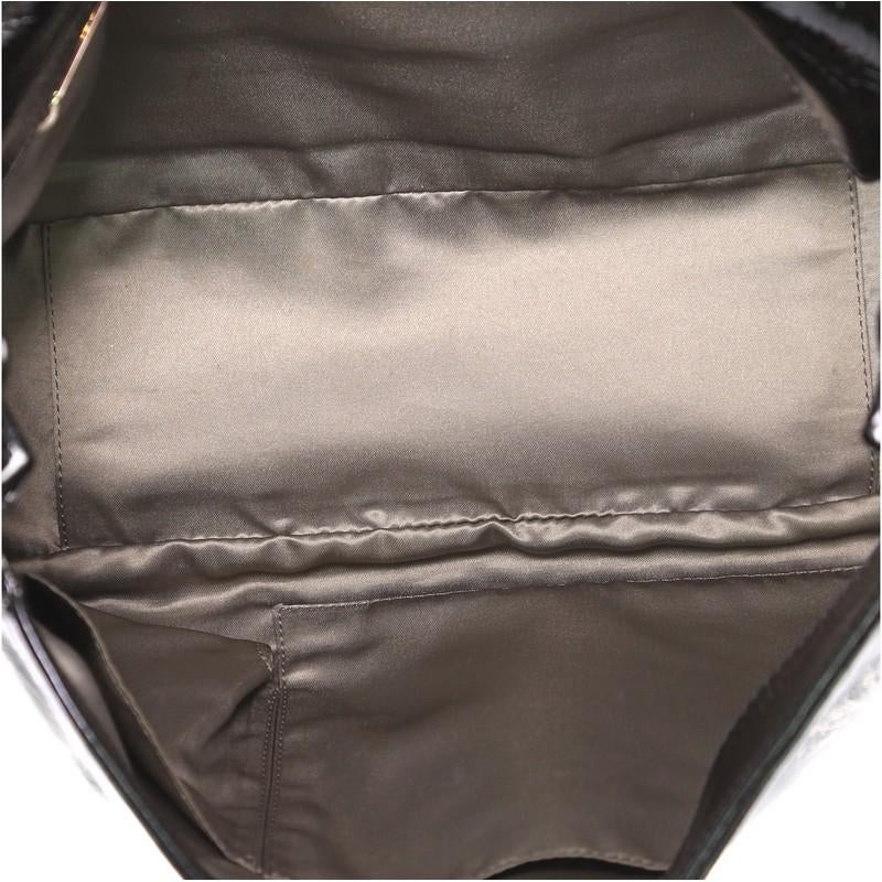 Chanel Resin Modern Chain Flap Bag Quilted Crinkled Patent Medium In Good Condition In NY, NY