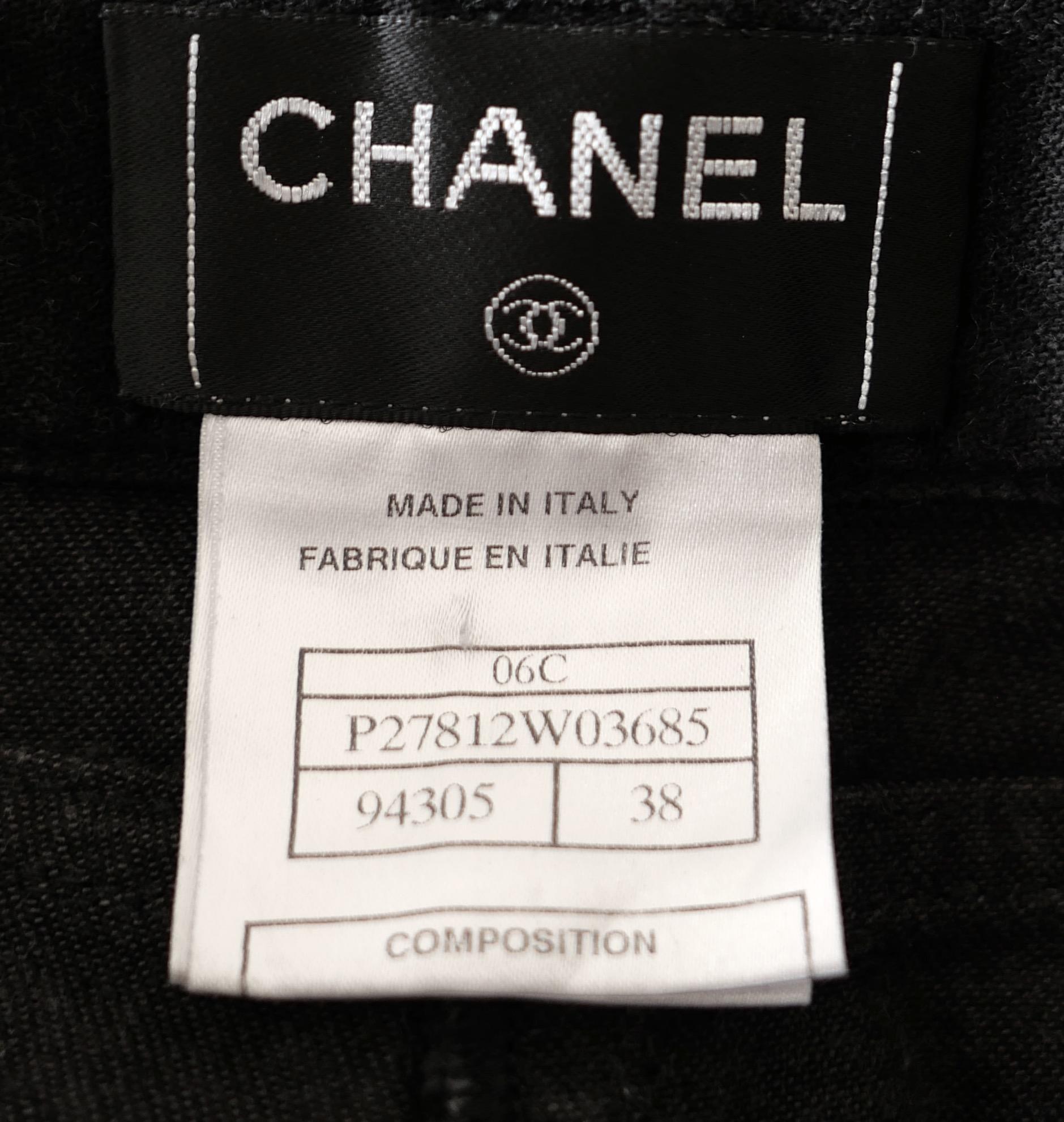 Chanel Resort 2006 06C Sequin Distressed Patchwork Jeans For Sale 5