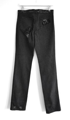 Chanel Resort 2006 06C Sequin Distressed Patchwork Jeans