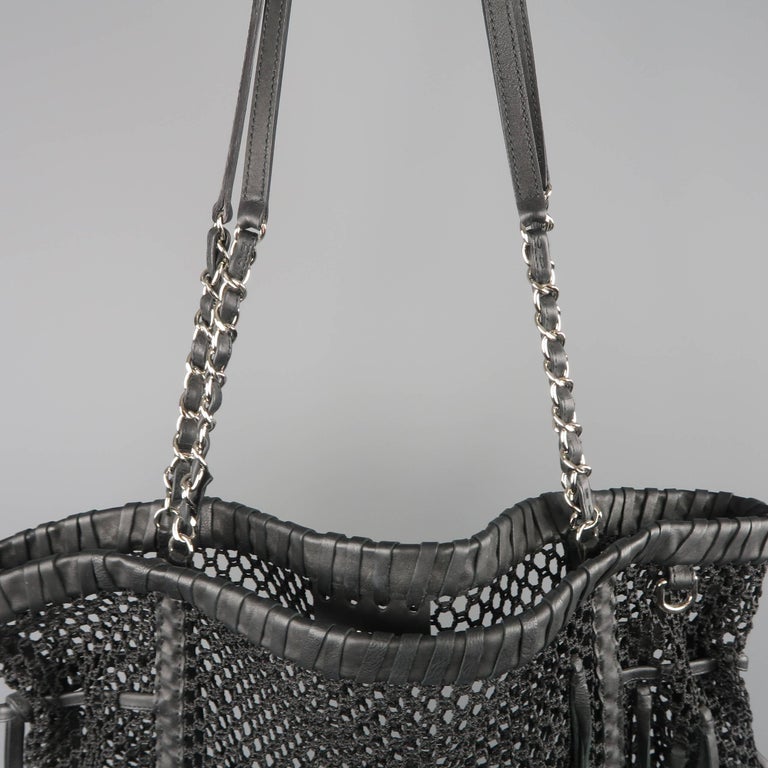 CHANEL Resort 2011 Fringe CC Tote Handbag Celebrity Dream Bag