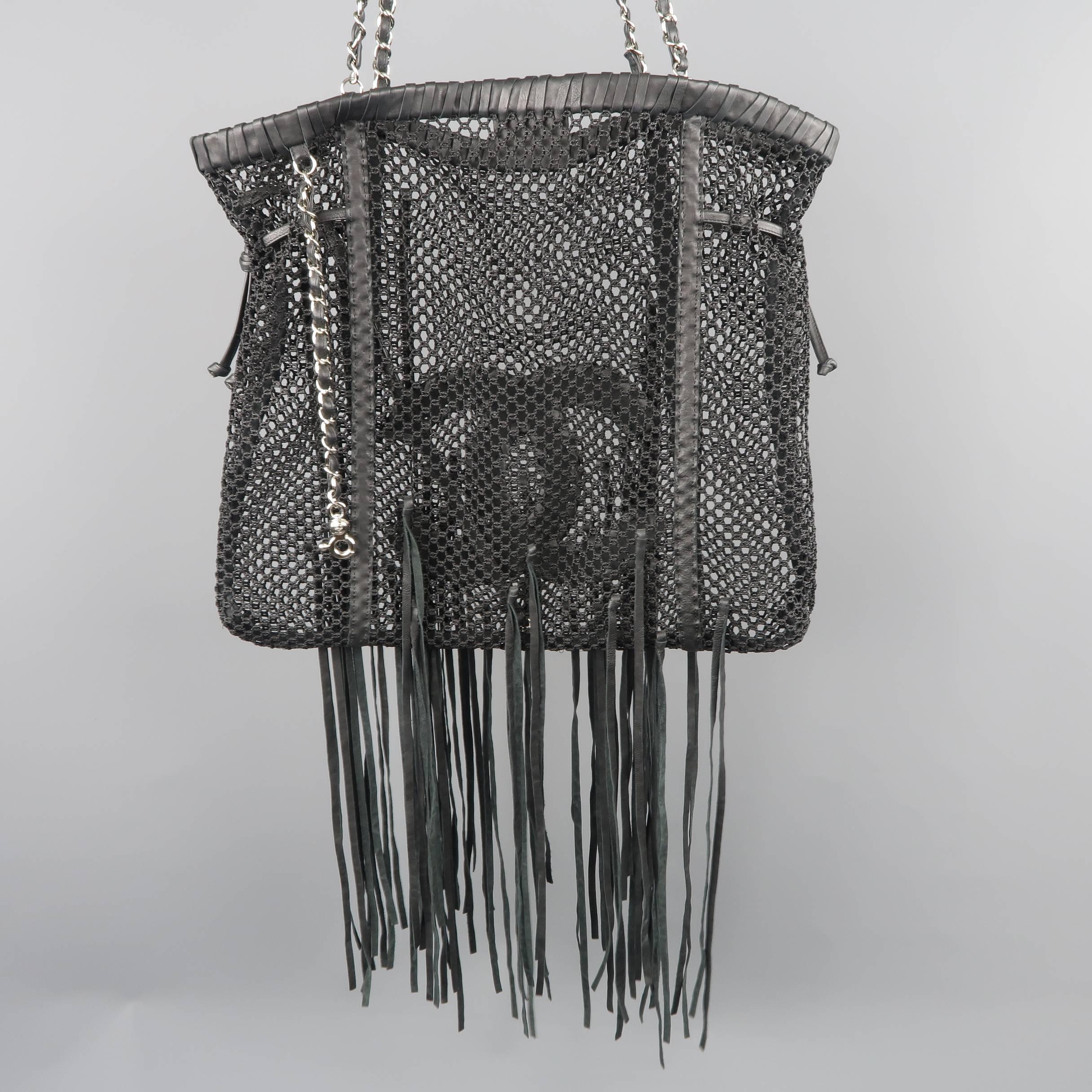 Women's CHANEL Resort 2011 - Fringe CC Tote Handbag - Celebrity Dream Bag