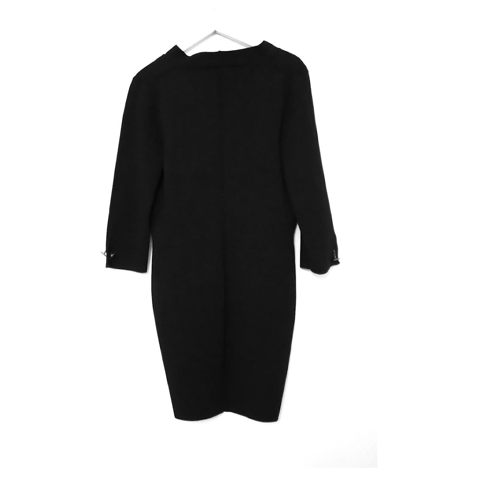 Women's Chanel Resort 2011 Knitted Tailcoat Black Jacket For Sale