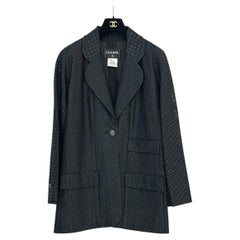 Chanel Resort 2014 Iridescent Tweed Blazer Size 48
