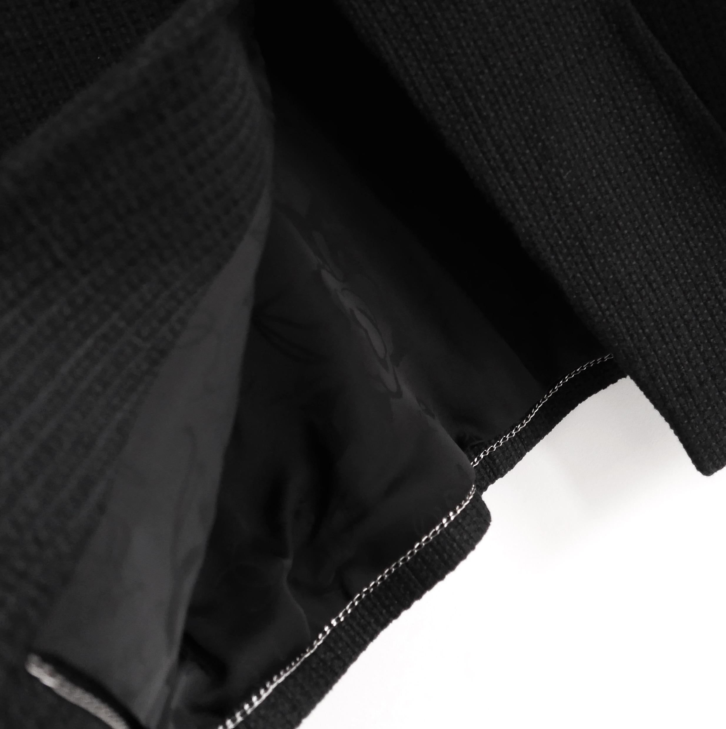 Women's Chanel Resort 2015 Black Tweed Jacket For Sale