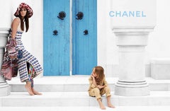 Chanel Resort 2015 Knit Blue and Pink Dress