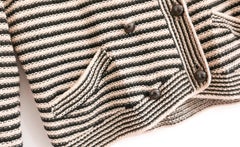 Chanel Resort 2015 Paper/Cotton/Silk Knit Cropped Jacket