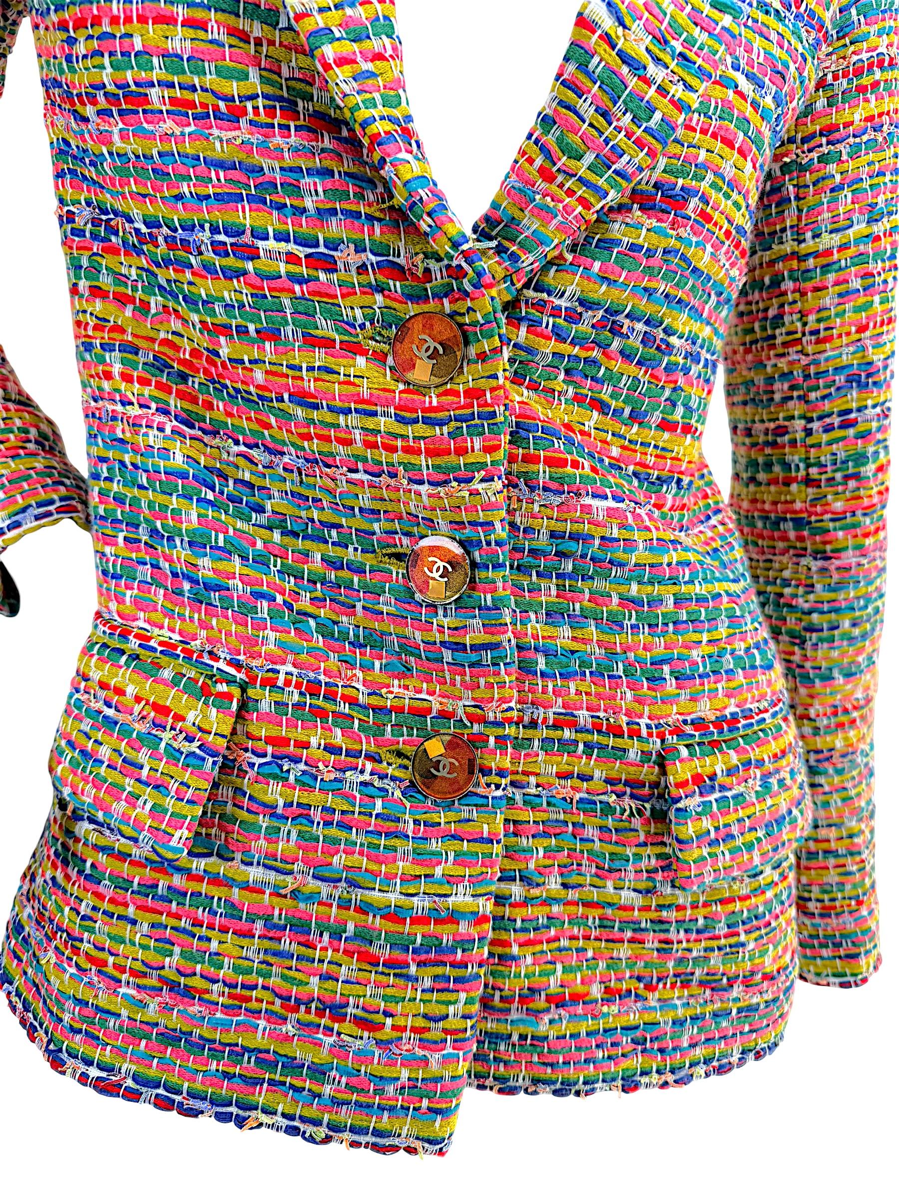Chanel Resort 2016 Multicolor Fantasy Tweed Jacket Inspired by