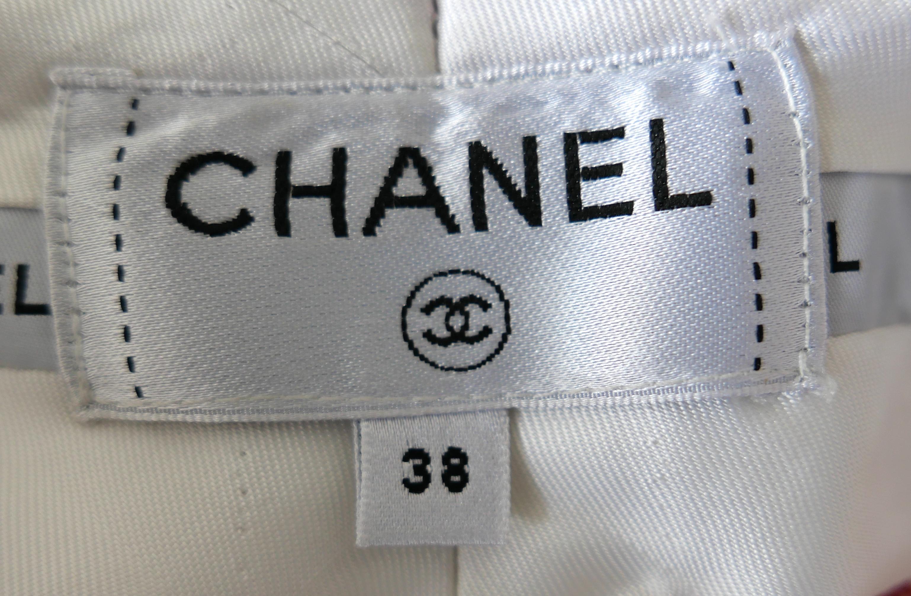 Chanel Resort 2017 Pantalones anchos de rayas rojas en venta 5