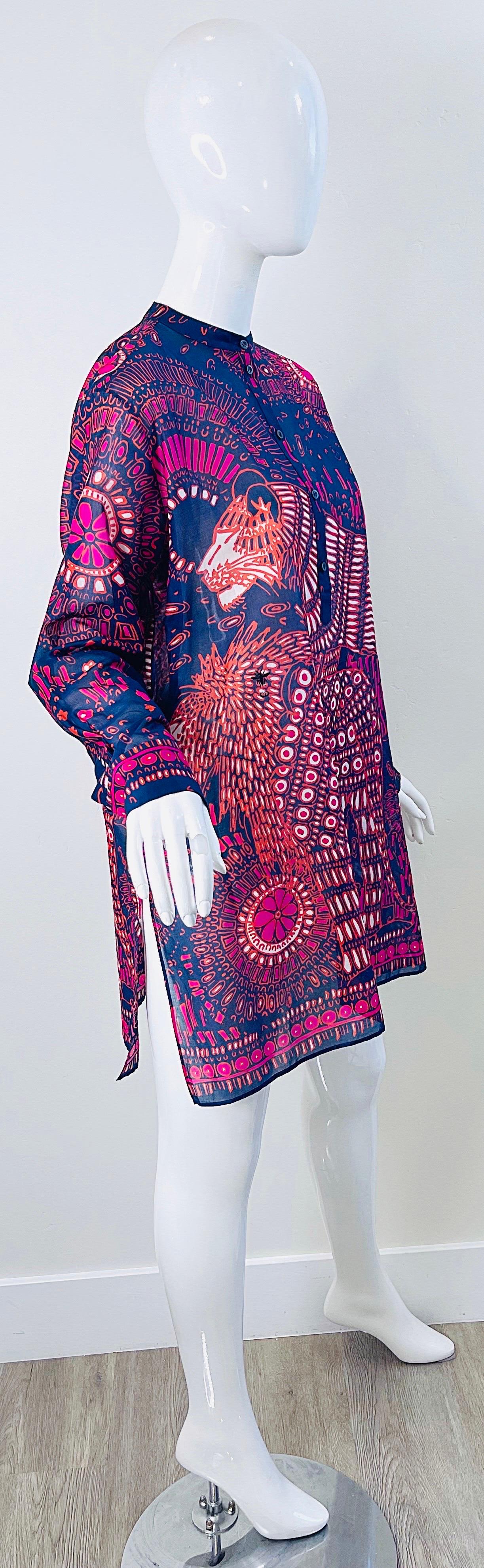Dior Resort 2020 Size 8 / 10 Cotton Marrakech Inspire Moroccan Tunic Dress 5