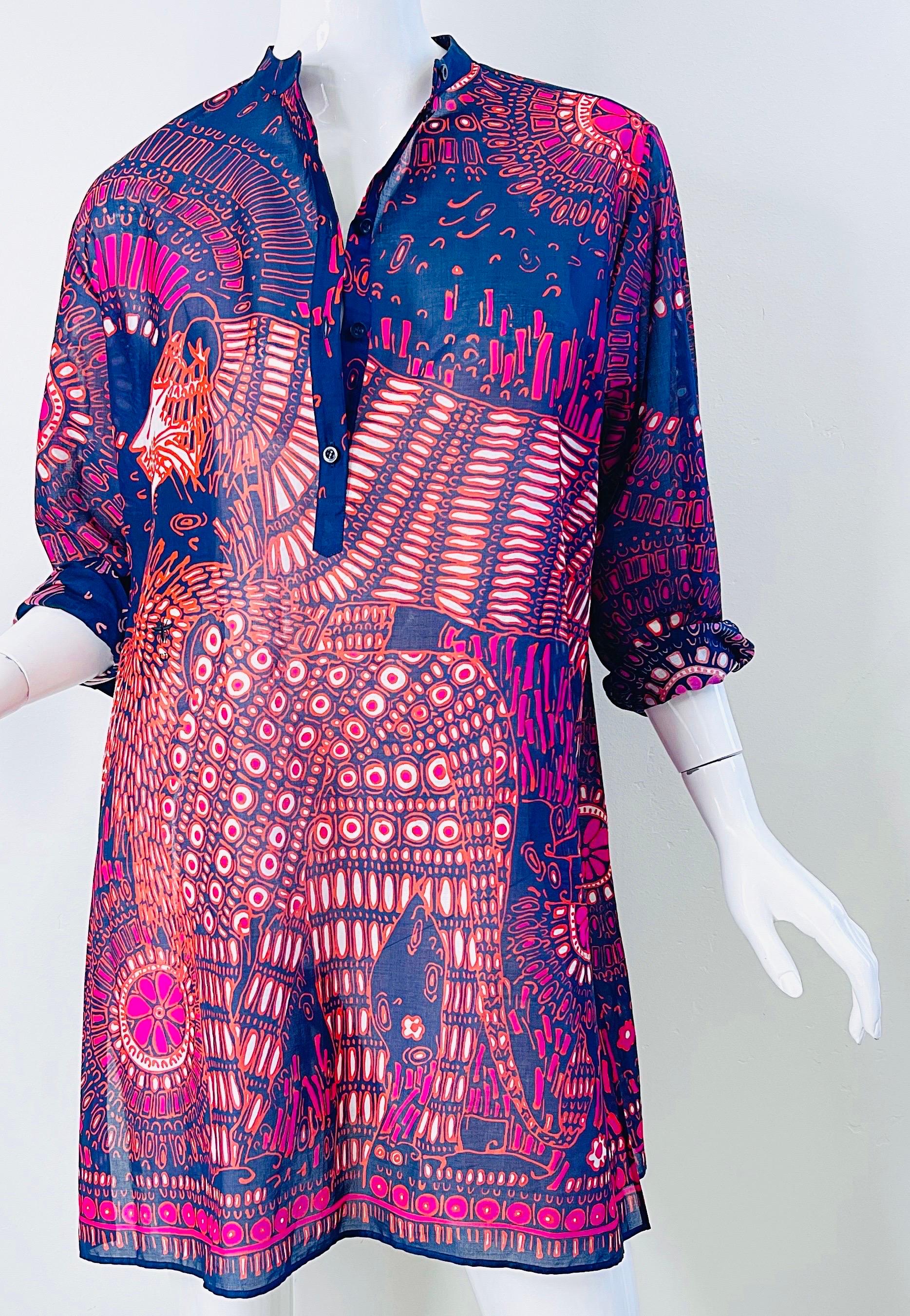 Dior Resort 2020 Size 8 / 10 Cotton Marrakech Inspire Moroccan Tunic Dress 6