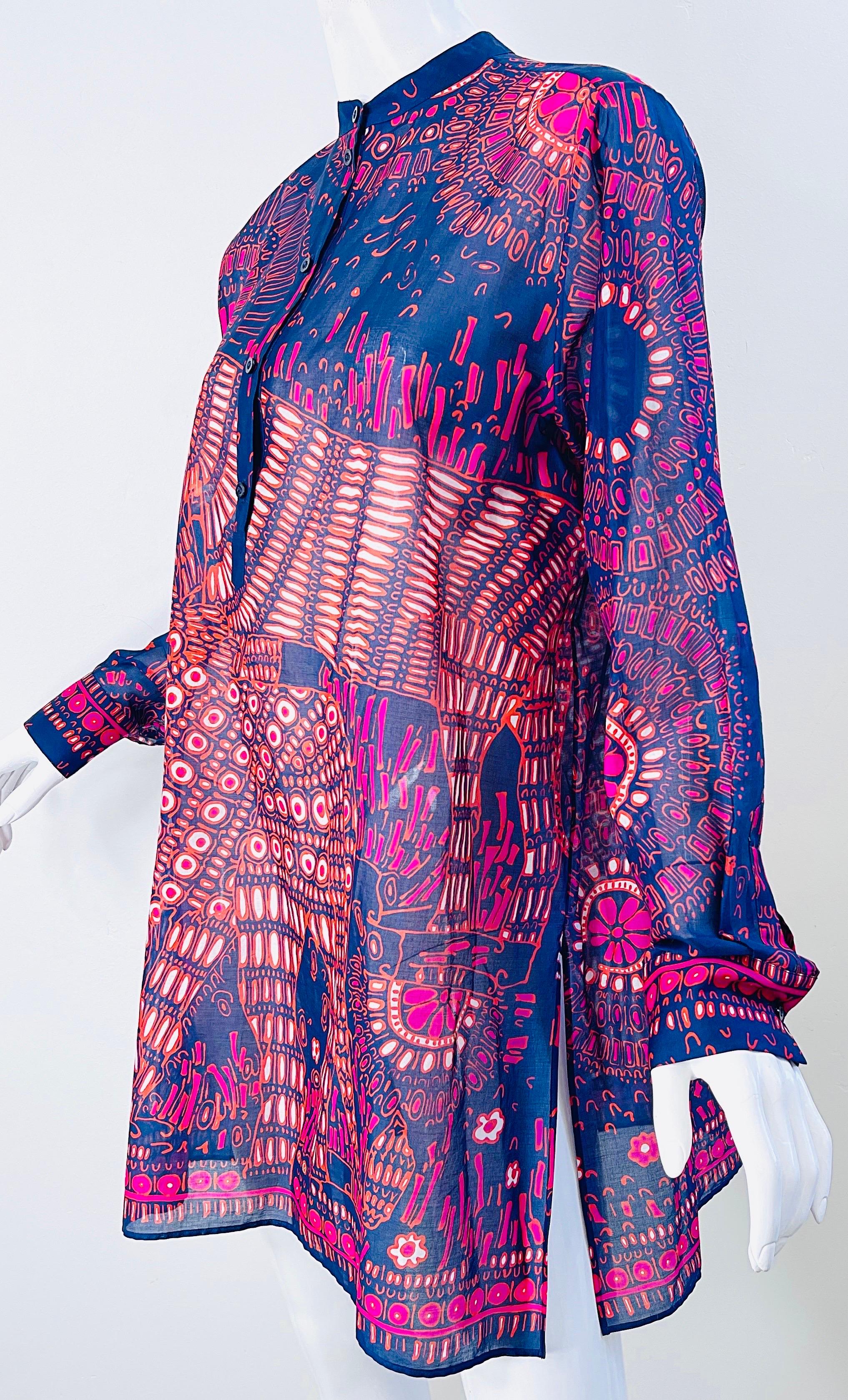 Dior Resort 2020 Size 8 / 10 Cotton Marrakech Inspire Moroccan Tunic Dress 7