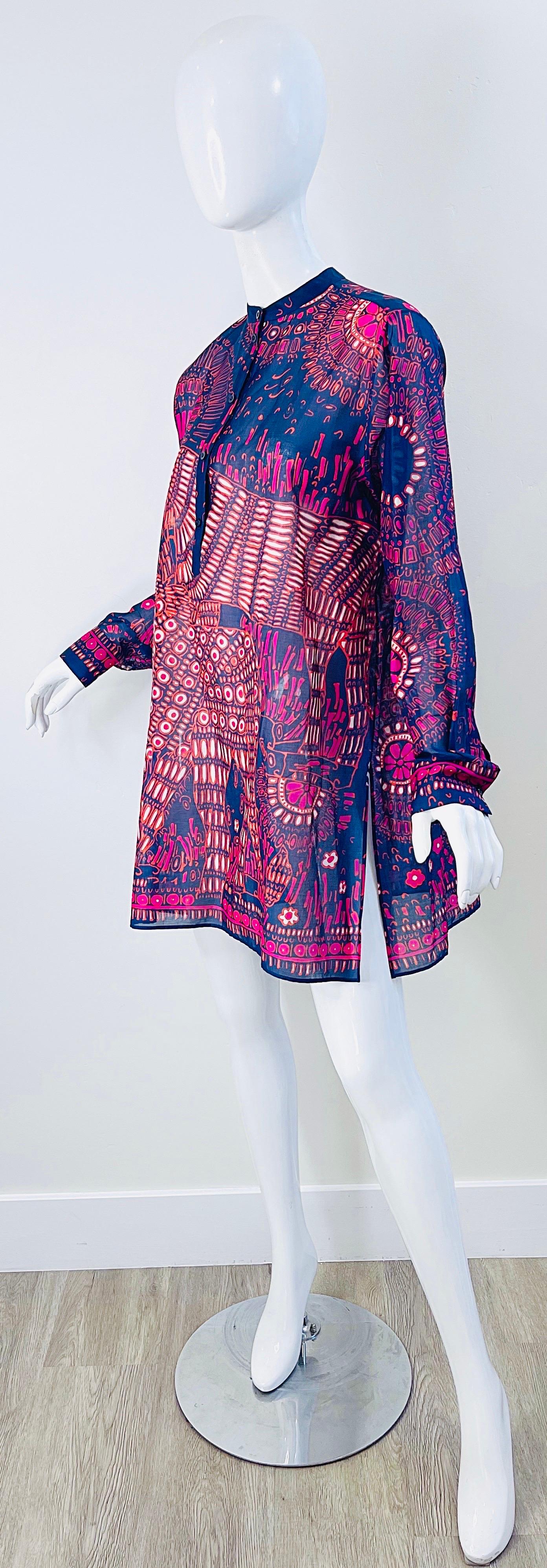 Dior Resort 2020 Size 8 / 10 Cotton Marrakech Inspire Moroccan Tunic Dress 8