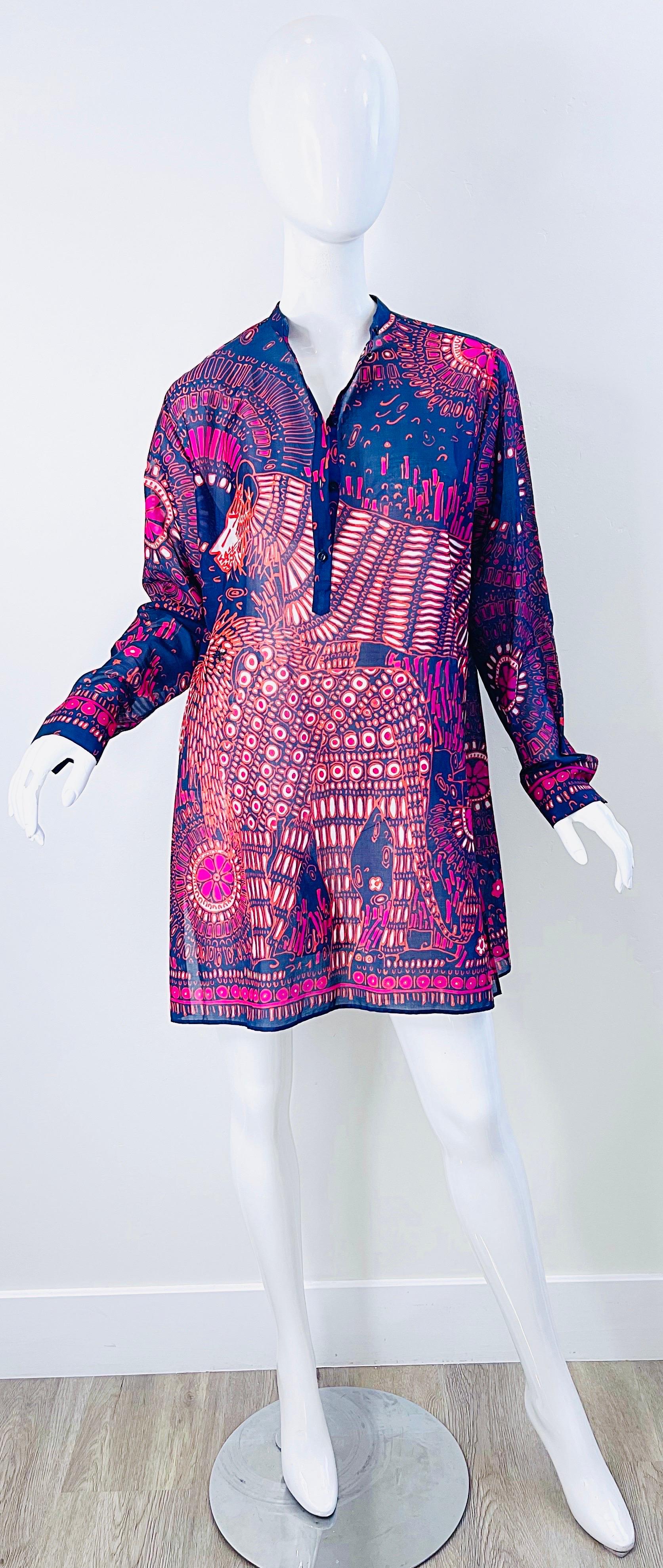 Dior Resort 2020 Size 8 / 10 Cotton Marrakech Inspire Moroccan Tunic Dress 15