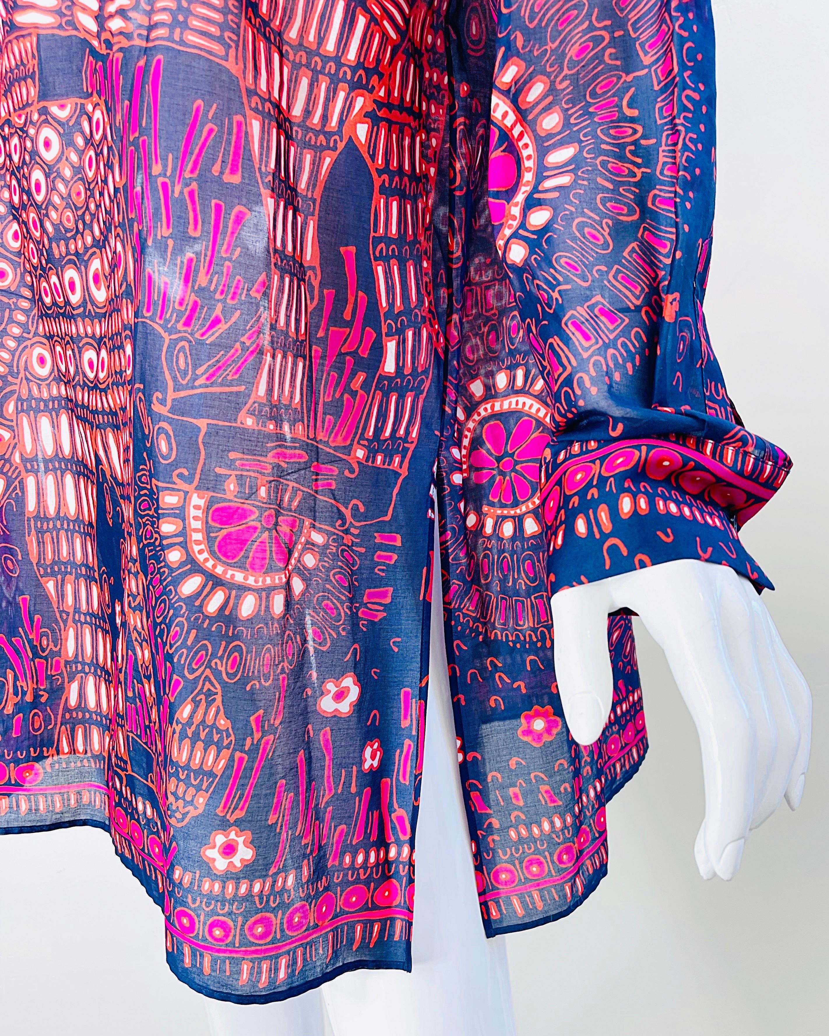 Dior Resort 2020 Size 8 / 10 Cotton Marrakech Inspire Moroccan Tunic Dress 1