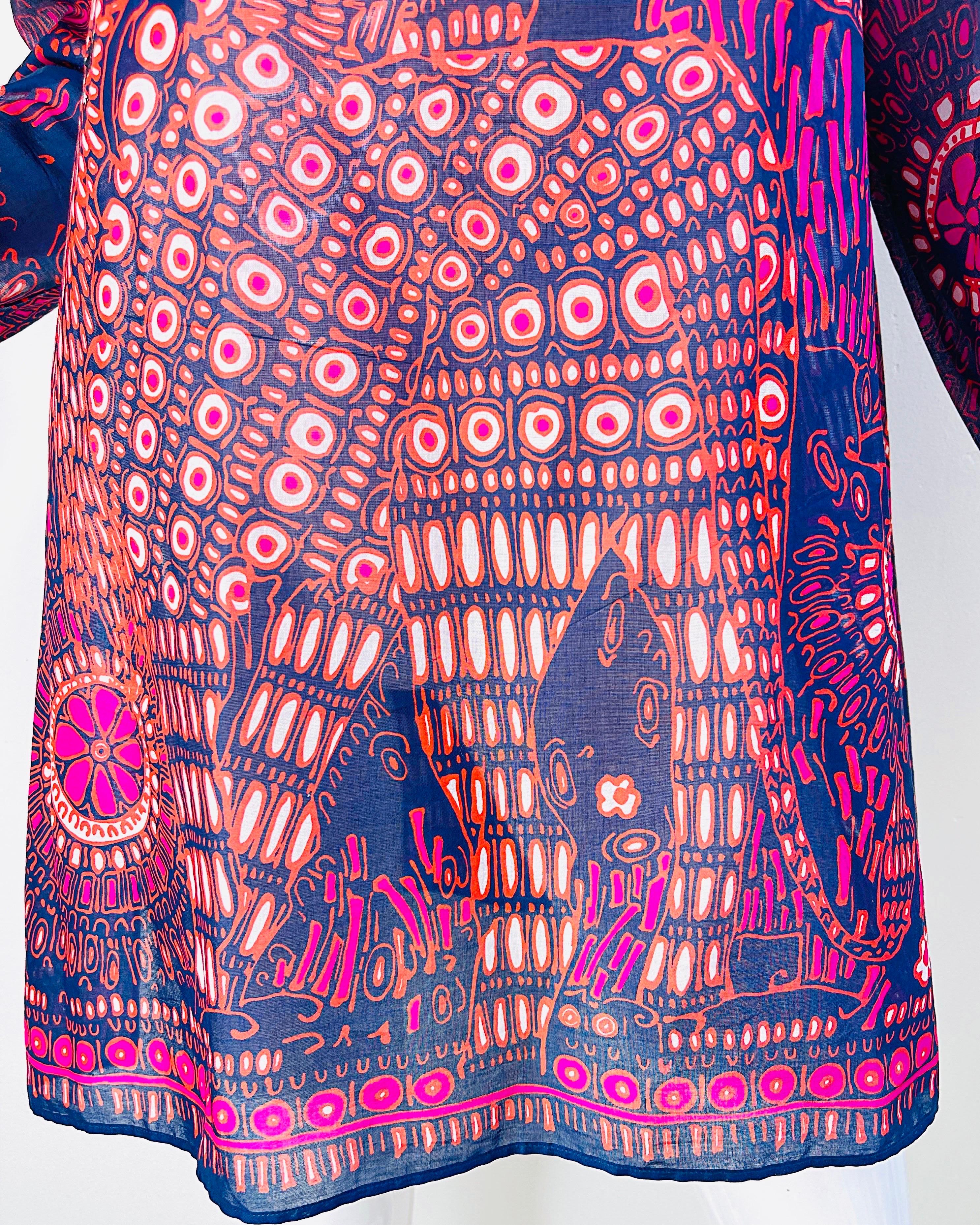Dior Resort 2020 Size 8 / 10 Cotton Marrakech Inspire Moroccan Tunic Dress 2