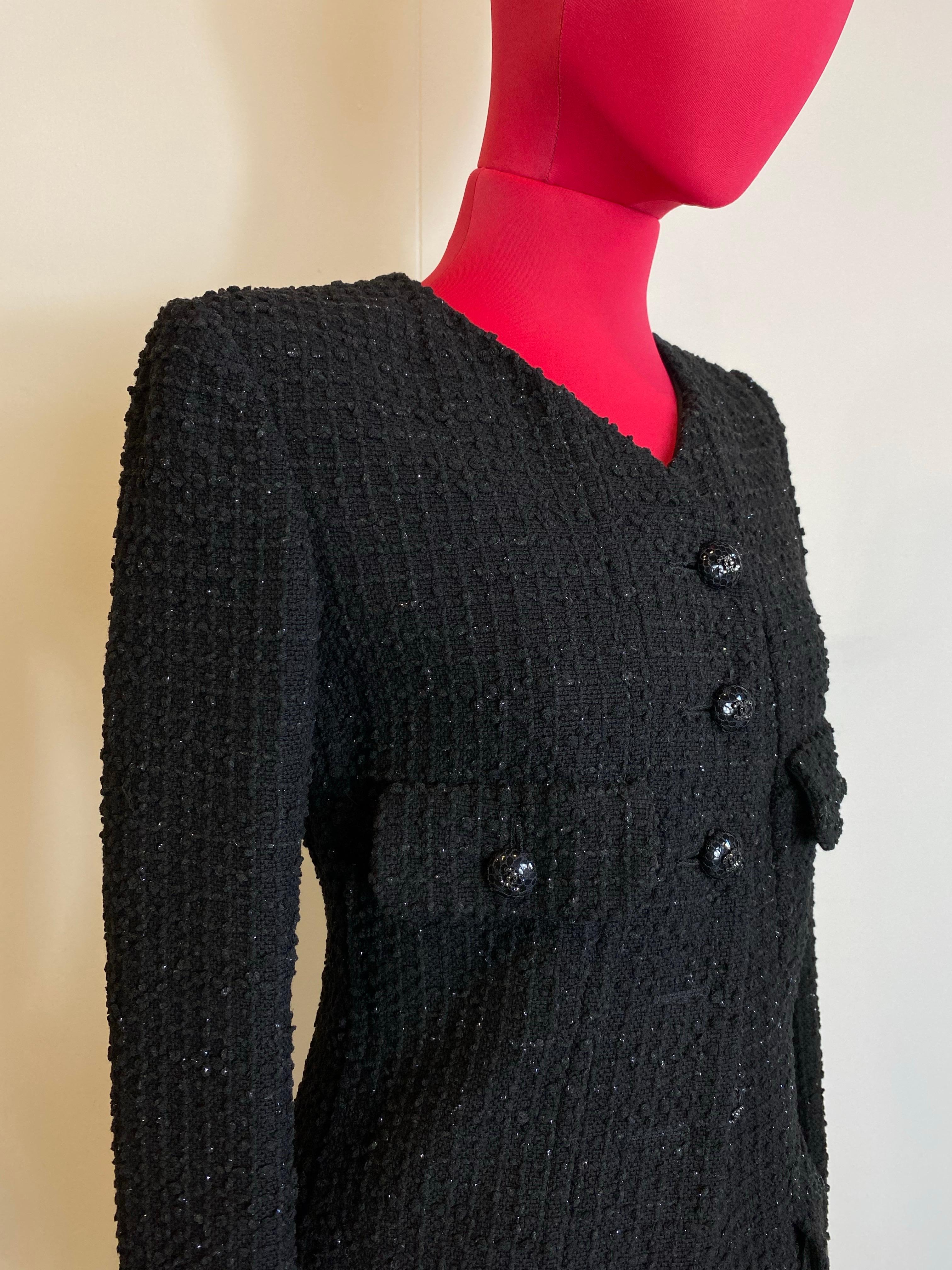 Chanel Resort 2022 Chaqueta Negra en venta 5