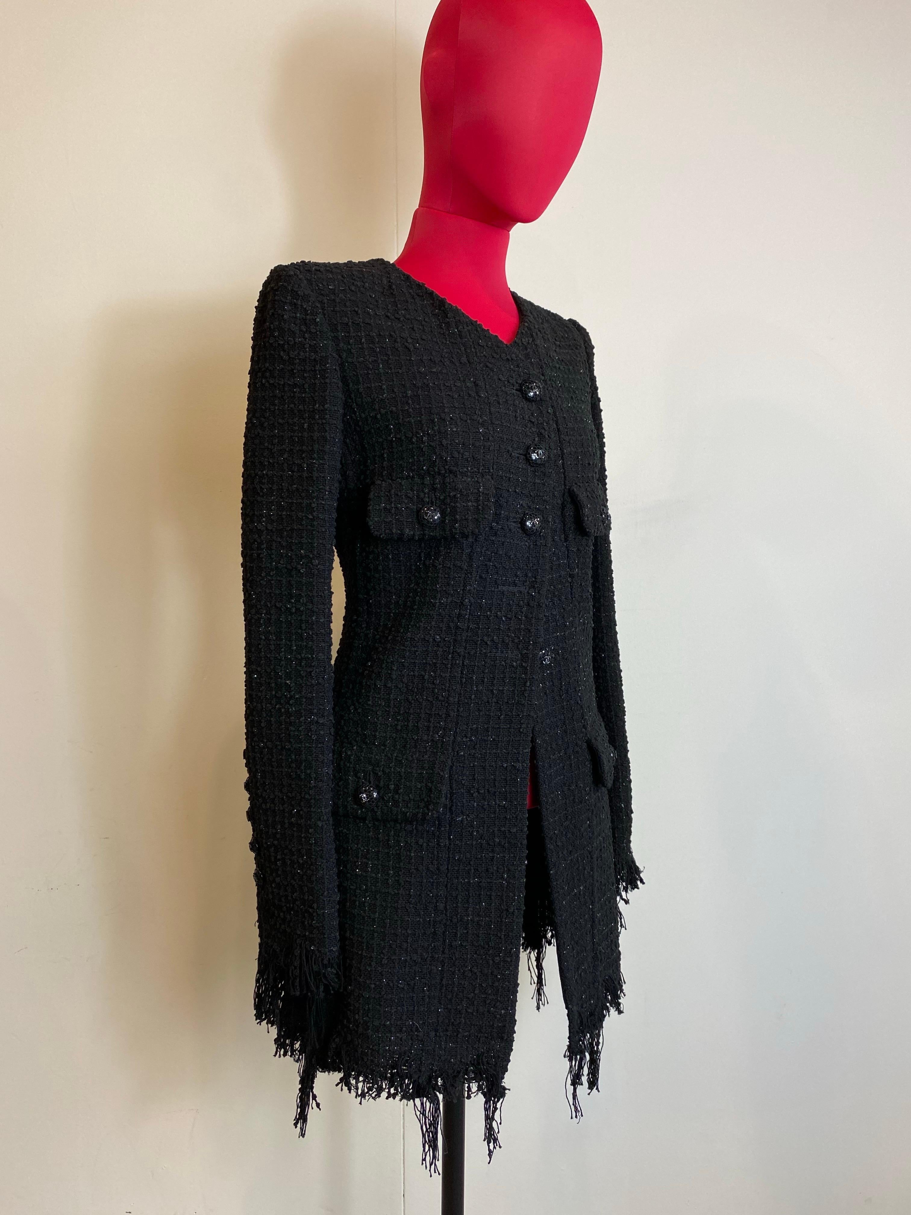 Chanel Resort 2022 Chaqueta Negra en venta 6