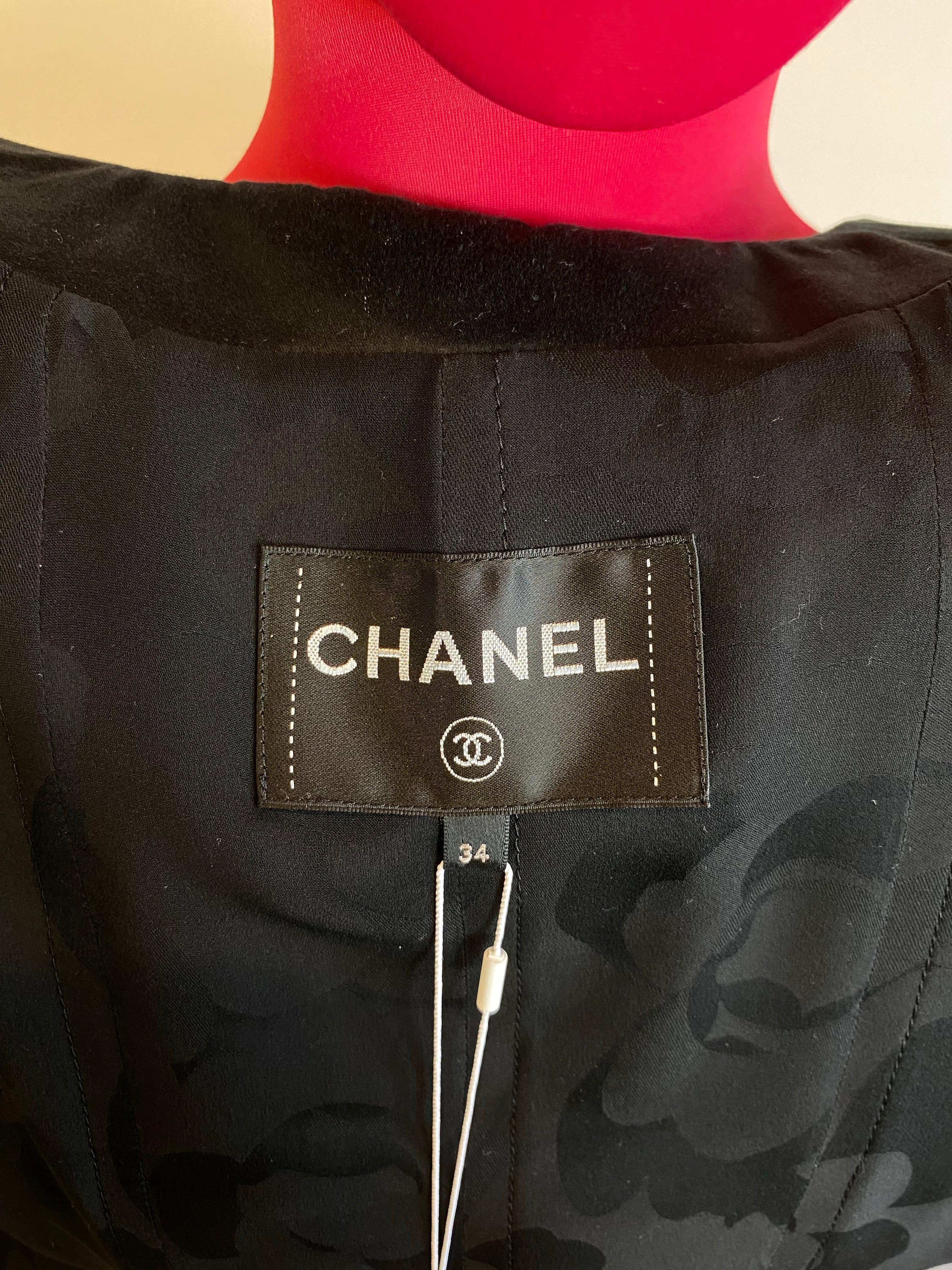 Chanel Resort 2022 Chaqueta Negra en venta 9