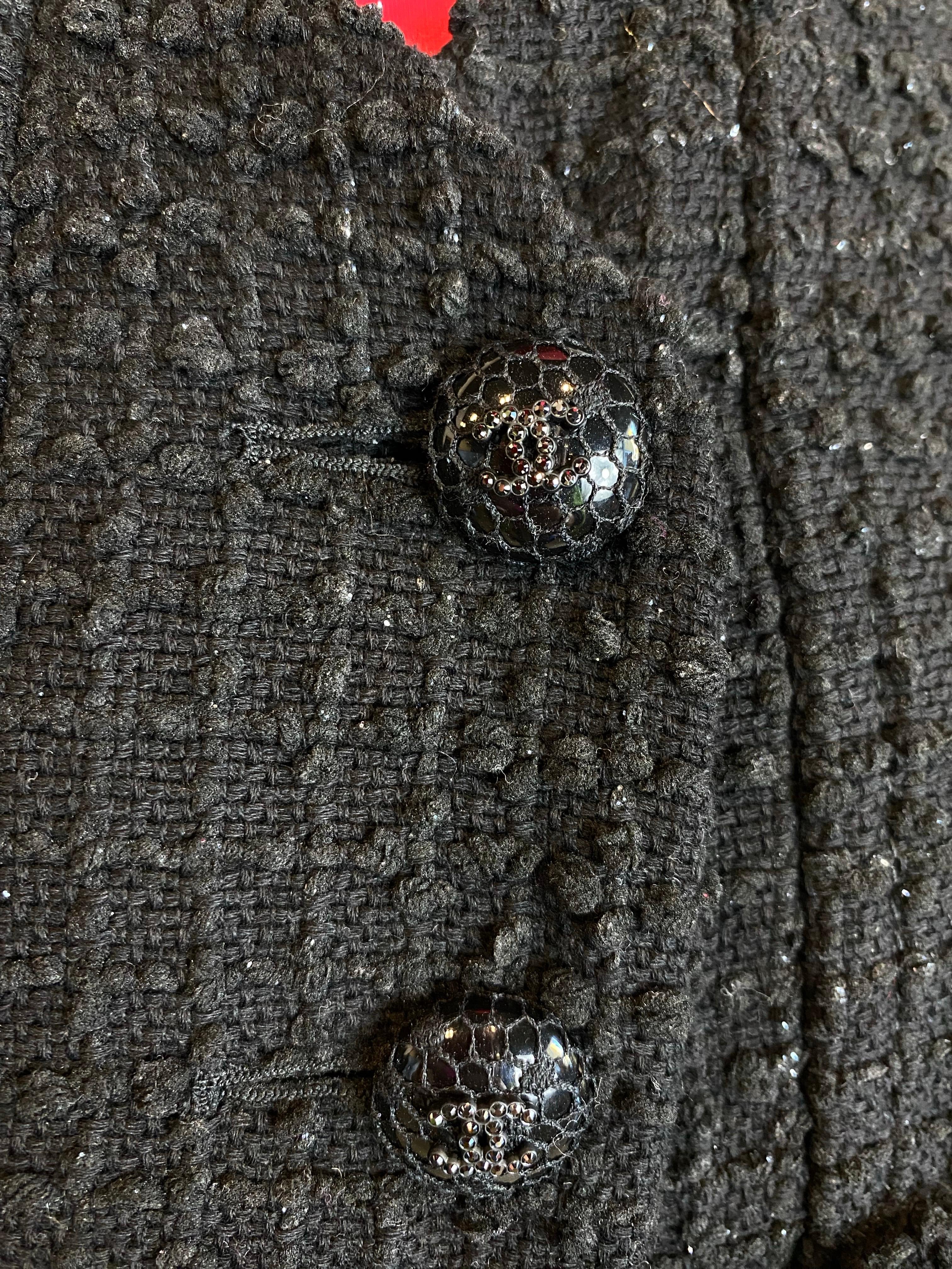 Femenino o masculino Chanel Resort 2022 Chaqueta Negra en venta