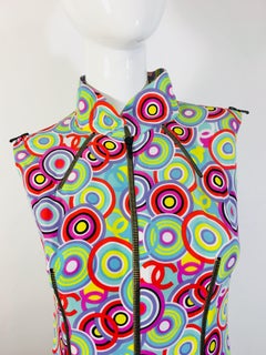 Chanel Retro-Inspired Zip-Up Dress