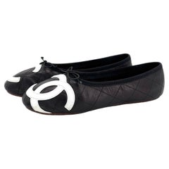 Chanel Retro Vintage Lagerfeld Ligne Cambon Ballerina Flats 37