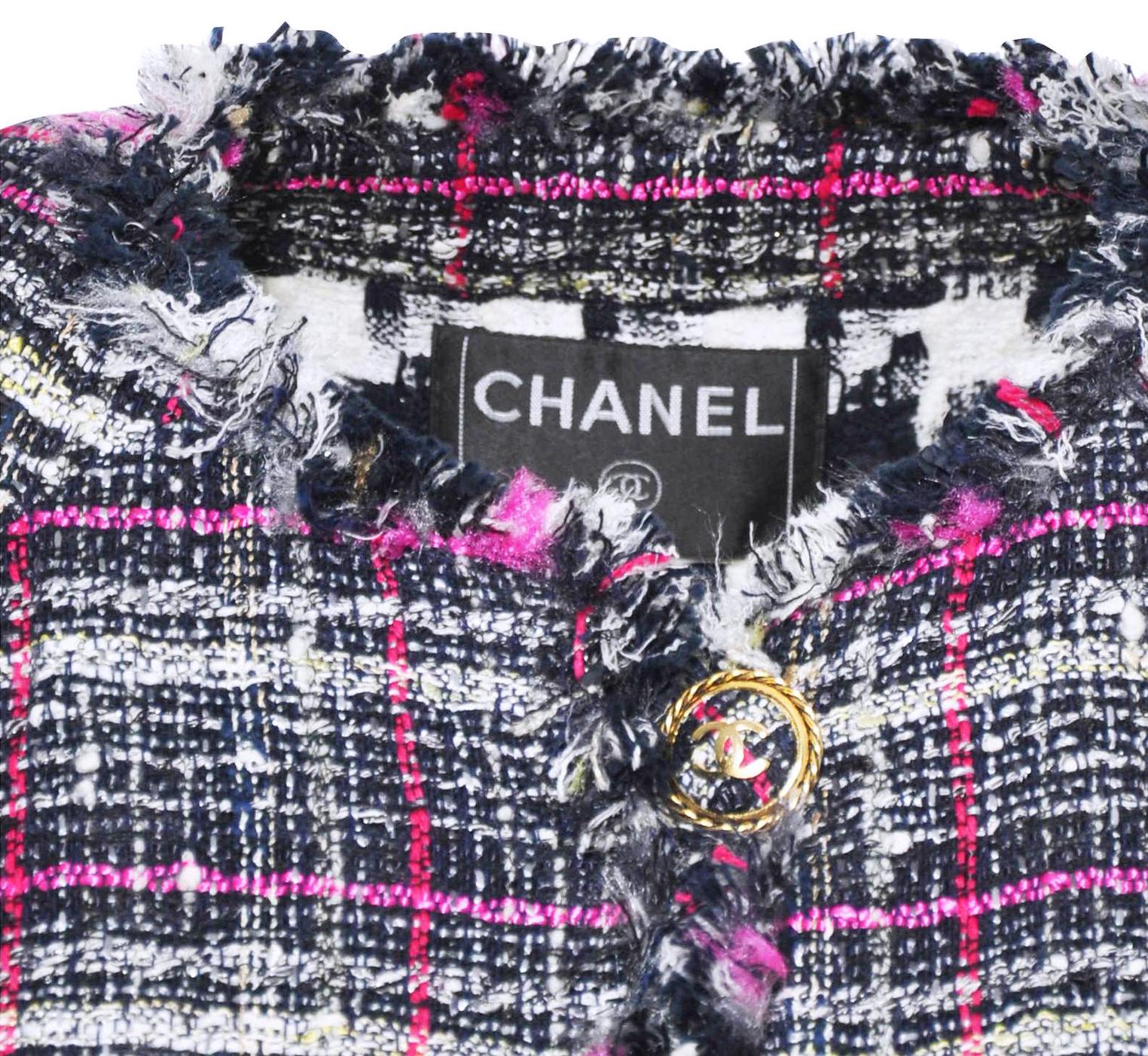 Chanel Reversible Tweed Coat 36 FR 2