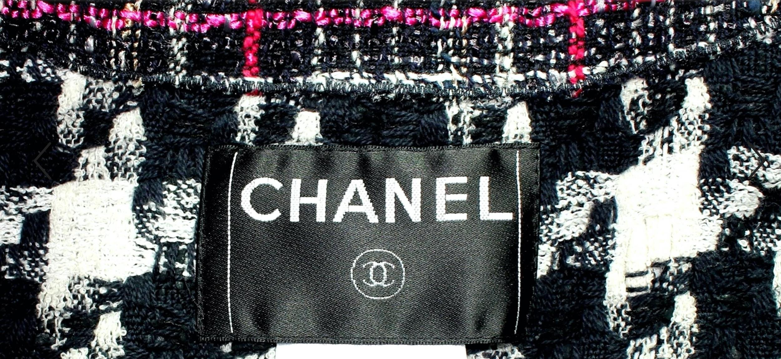 Chanel Reversible Tweed Coat 36 FR 3