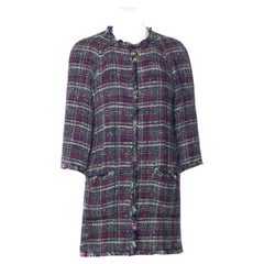 Chanel Reversible Tweed Coat 36 FR