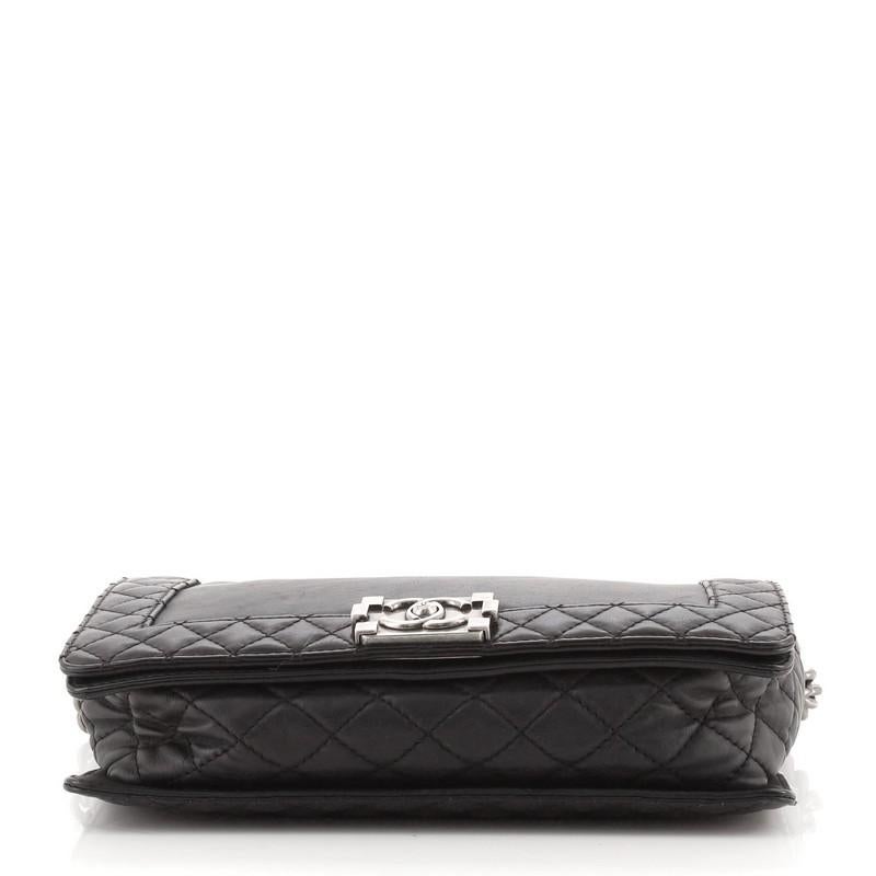 Chanel Reverso Boy Flap Bag Calfskin New Medium In Good Condition In NY, NY