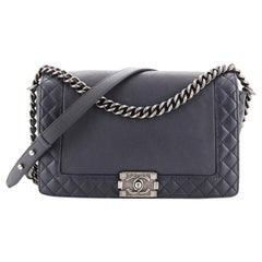 Chanel Reverso Boy Flap Bag Calfskin New Medium