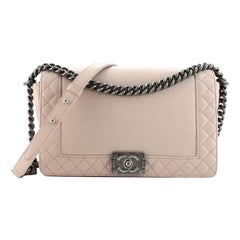 Chanel Reverso Boy Flap Bag Calfskin New Medium