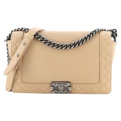 Chanel Reverso Boy Flap Bag Calfskin Old Medium