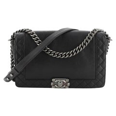 Chanel Reverso Boy Flap Bag Calfskin Old Medium