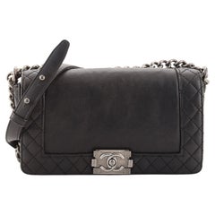 Chanel Reverso Boy Flap Bag Calfskin Old Medium